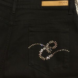 Beautiful Escada Sport Black Jeans!